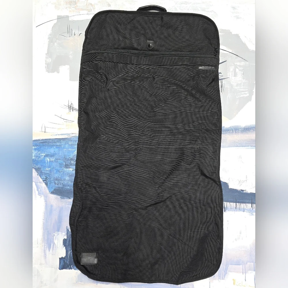 BRIGGS & RILEY 389-4 Travelware Baseline Hanging Garment Cover Bag Black Gray